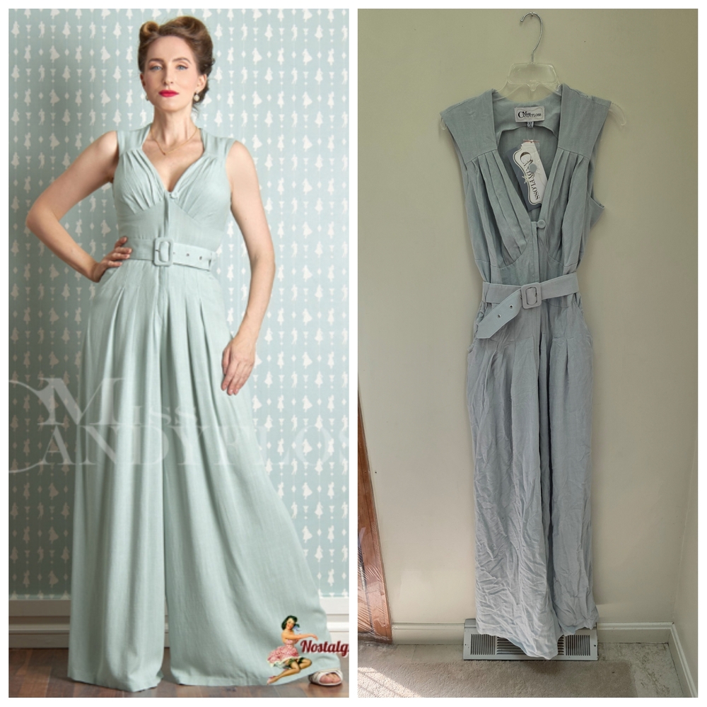 Miss Candy Floss Zuzanne Siren Vintage Style Jump Suit